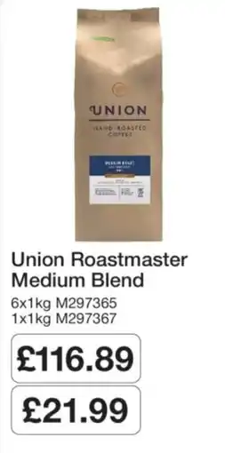 Makro Union Roastmaster Medium Blend offer