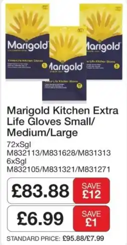 Makro Marigold kitchen extra life gloves offer