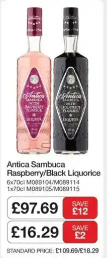 Makro Antica Sambuca Raspberry/Black Liquorice offer