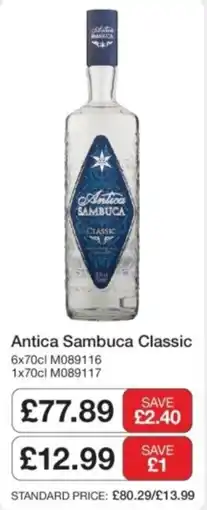 Makro Antica sambuca classic offer