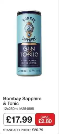 Makro Bombay Sapphire & Tonic offer