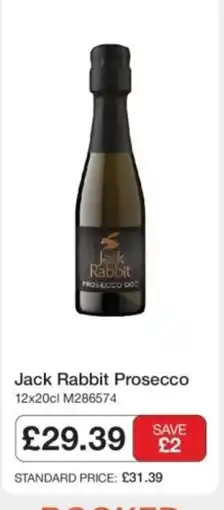 Makro Jack Rabbit Prosecco offer