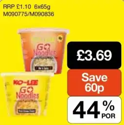 Makro Go noodles offer