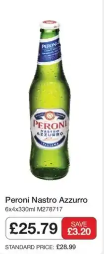 Makro Peroni Nastro Azzurro offer