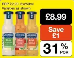 Makro Real salad dressings offer