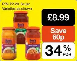 Makro Bett's tomato sauces offer