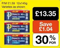 Makro Princes tuna chunks offer