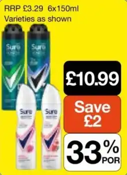 Makro Sure deodorant offer