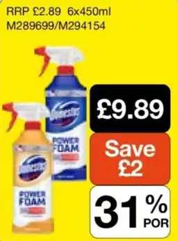 Makro Domestic power foam offer