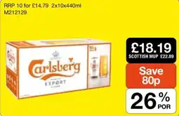Makro Carlsberg export offer