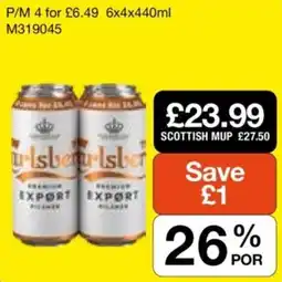 Makro Carlsberg premium export offer
