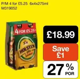 Makro Holsten Pils offer