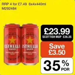 Makro Estrella Damm offer