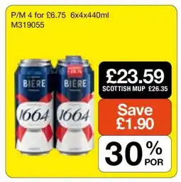 Makro KRONENBOURG 1664 offer