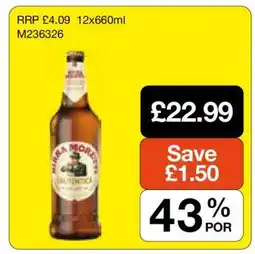 Makro Birra Moretti offer