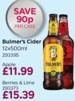 Bestway Bulmer's Cider offer