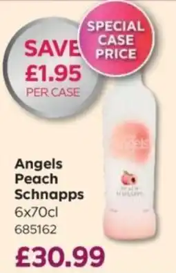 Bestway Angels peach schnapps offer