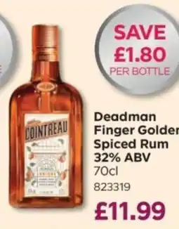 Bestway Deadman Finger Golden Spiced Rum offer