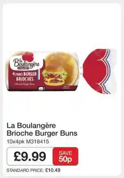 Makro La Boulangère Brioche Burger Buns offer
