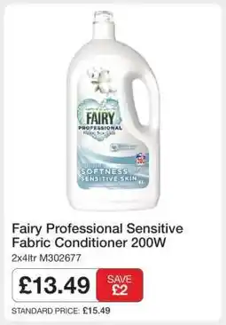 Makro Fairy Professional Sensitive Fabric Conditioner 200w offer