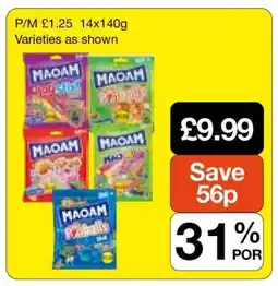 Makro MAOAM Varieties offer