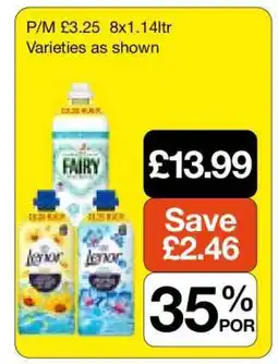 Makro Fairy & Lenor Variety Pack offer