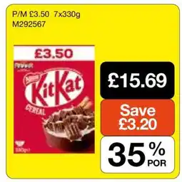 Makro Nestlé KitKat Cereal offer