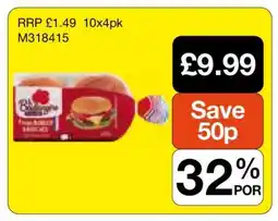 Makro Baker's Burger Buns offer