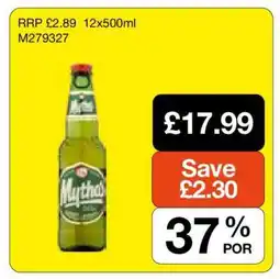 Makro MYTHOS Beer offer
