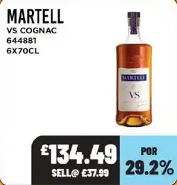 Bestway Martell vs cognac offer