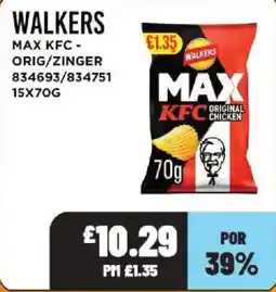 Bestway Walkers max kfc original chicken offer