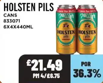 Bestway Holsten pils cans offer
