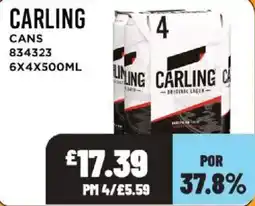 Bestway Carling original lager offer
