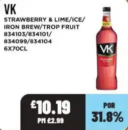 Bestway Vk strawberry & lime offer