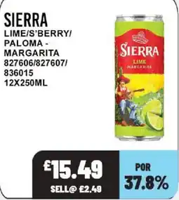 Bestway Sierra lime margarita offer