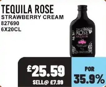 Bestway Tequila Rose strawberry cream liqueur offer