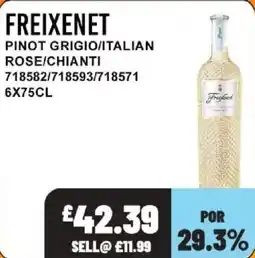 Bestway Freixenet pinot grigio/italian rose/chianti offer