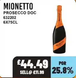 Bestway Mionetto prosecco doc offer