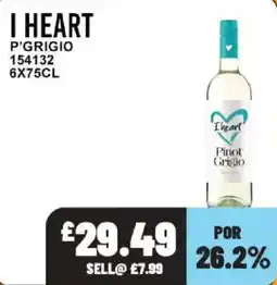 Bestway I Heart P'Grigio offer