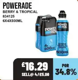 Bestway Powerade berry & tropical offer