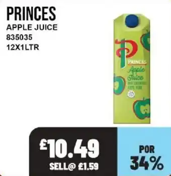 Bestway Princes apple juice offer