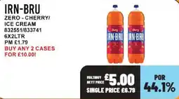 Bestway Irn-bru zero cherry ice cream offer