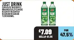 Bestway Just drink aloe offer