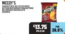 Bestway McCoy's flame grilled steak offer