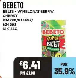 Bestway Bebeto super belt offer