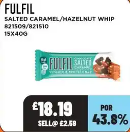 Bestway Fulfil salted caramel/hazelnut whip offer
