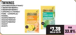Bestway Twinings lemon & ginger offer