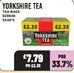 Bestway Yorkshire tea tea bags offer