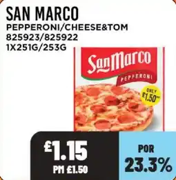 Bestway San Marco pepperoni/cheese&tom offer