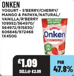 Bestway Onken yogurt offer